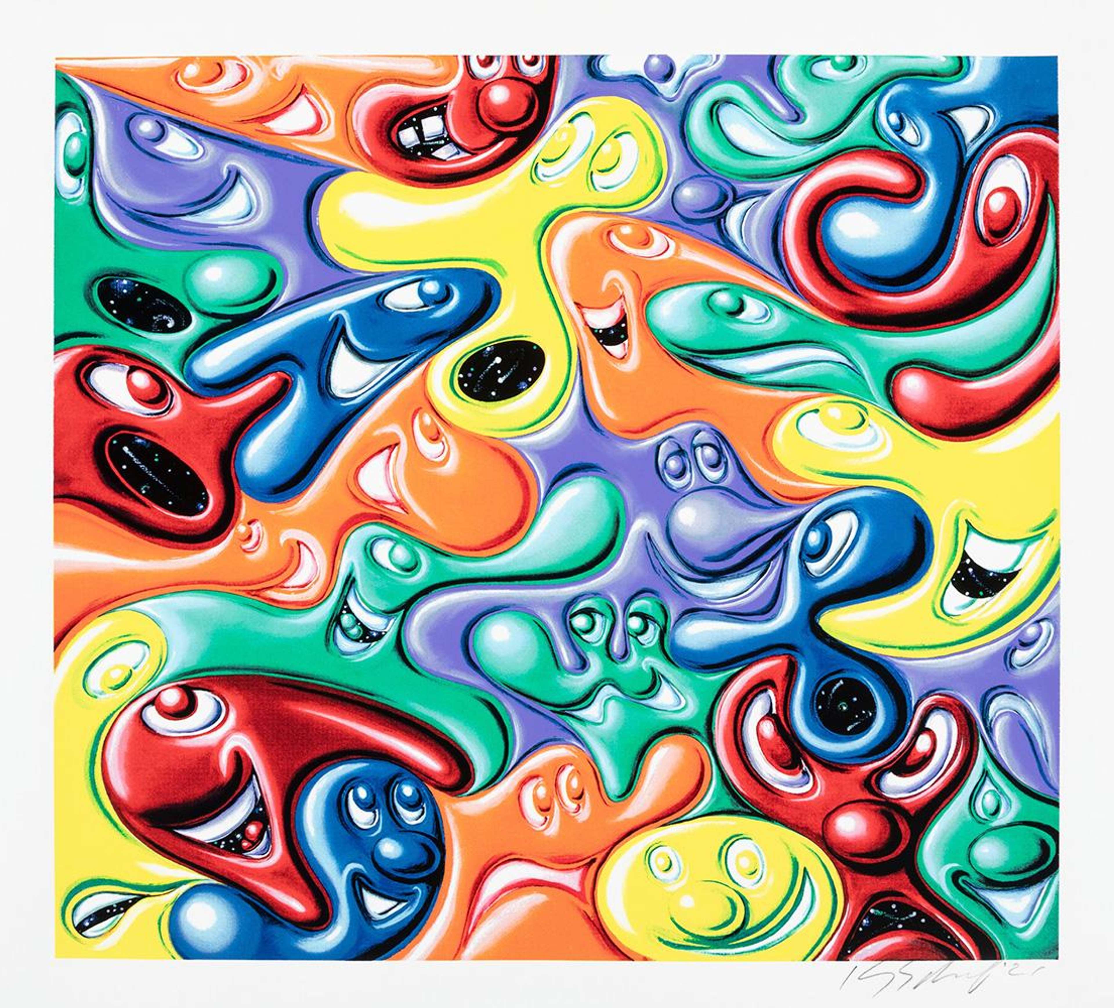 Yummy - Signed Print by Kenny Scharf 2021 - MyArtBroker