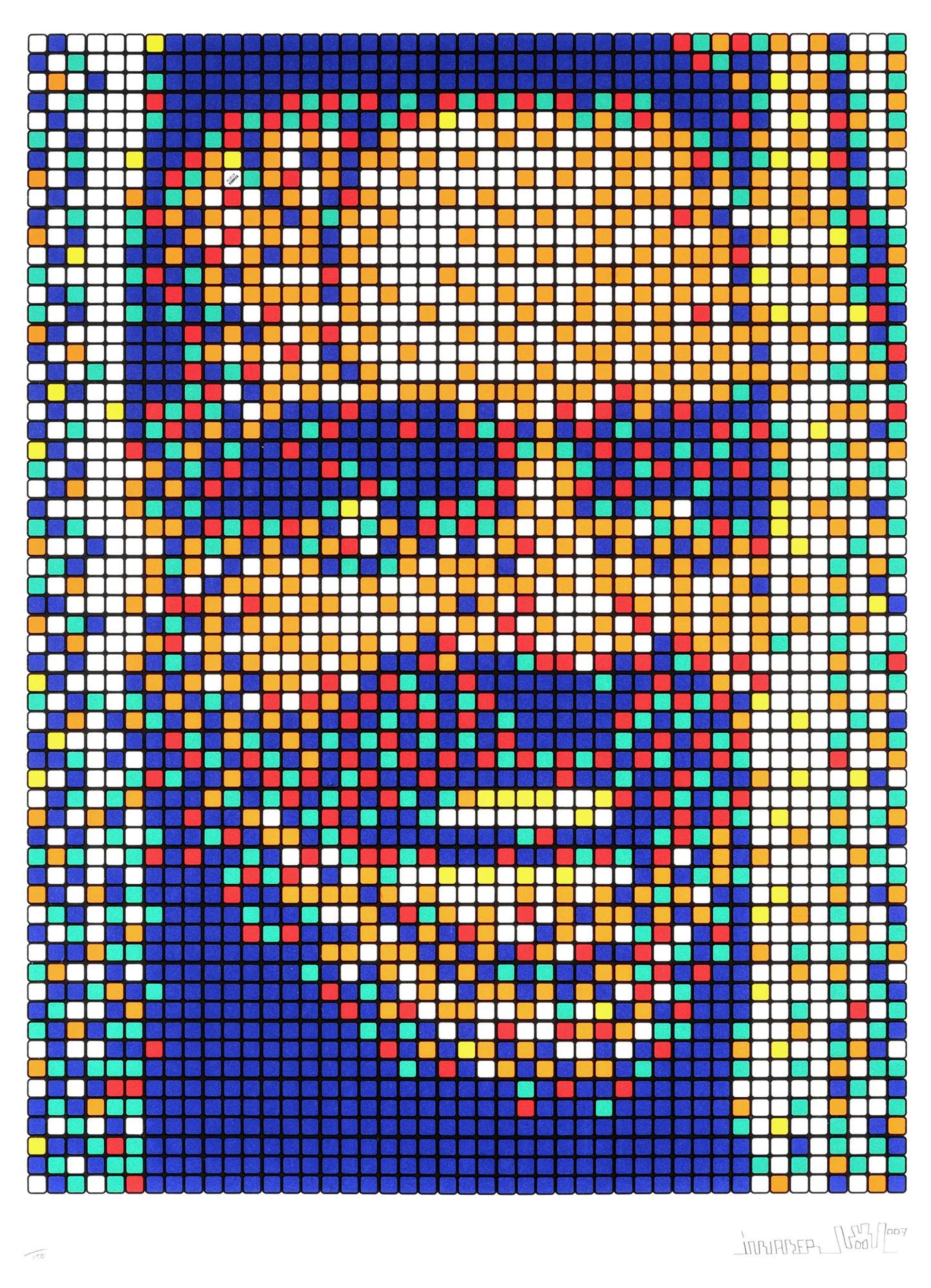 Rubik Kubrick, The Shining - Signed Print by Invader 2006 - MyArtBroker