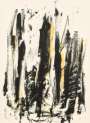 Joan Mitchell: Arbres (black and yellow) - Signed Print