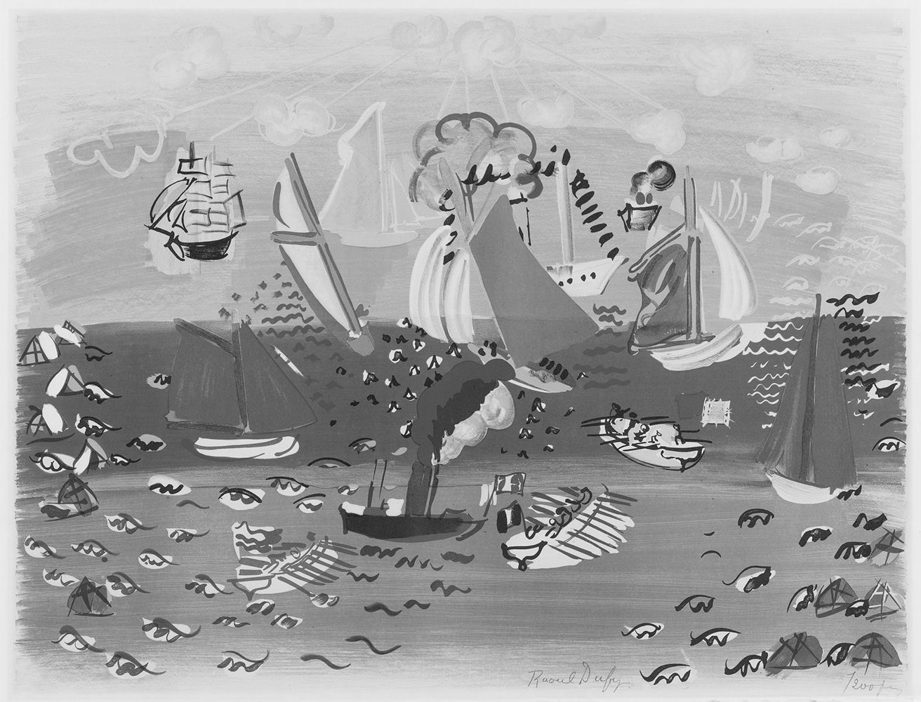 Raoul Dufy、BAIGNEUSE、海外版超希少レゾネ、新品額付 s-l1200.jpg