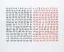 Mel Bochner: Counting (Double Over) - Signed Print