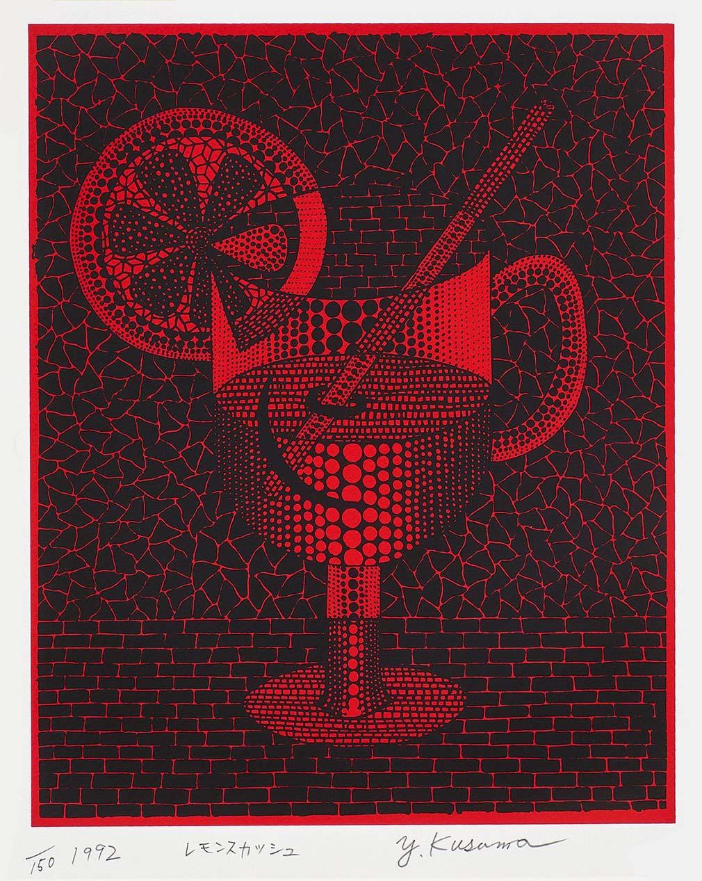 yayoi！ Pre-Owned Yayoi Kusama x Louis Vuitton Red Vernis Dots