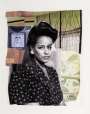 Mickalene Thomas: Clarivel With Black Blouse And White Ribbon - Signed Print