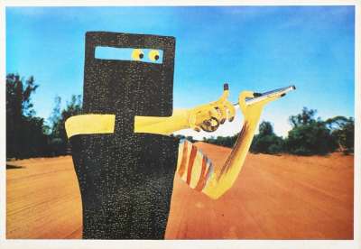 First Class Marksman (from Ned Kelly II) - Signed Print by Sidney Nolan 1978 - MyArtBroker