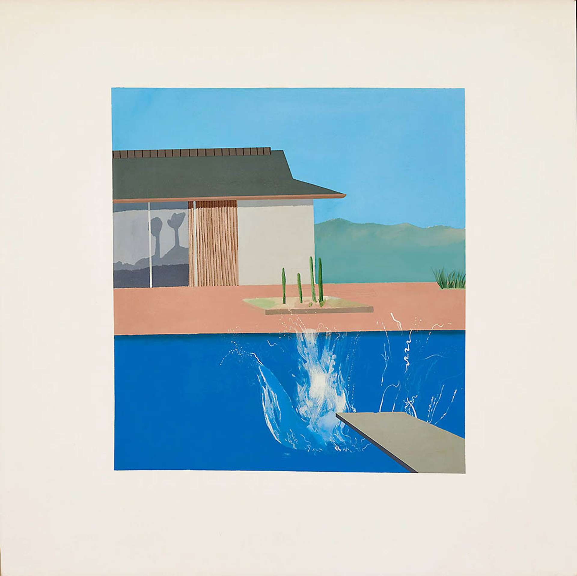 The Splash. David Hockney, 1967.