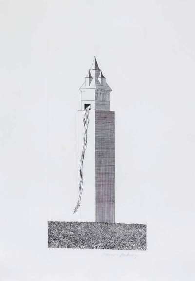 The Tower Had One Window - Signed Print by David Hockney 1969 - MyArtBroker