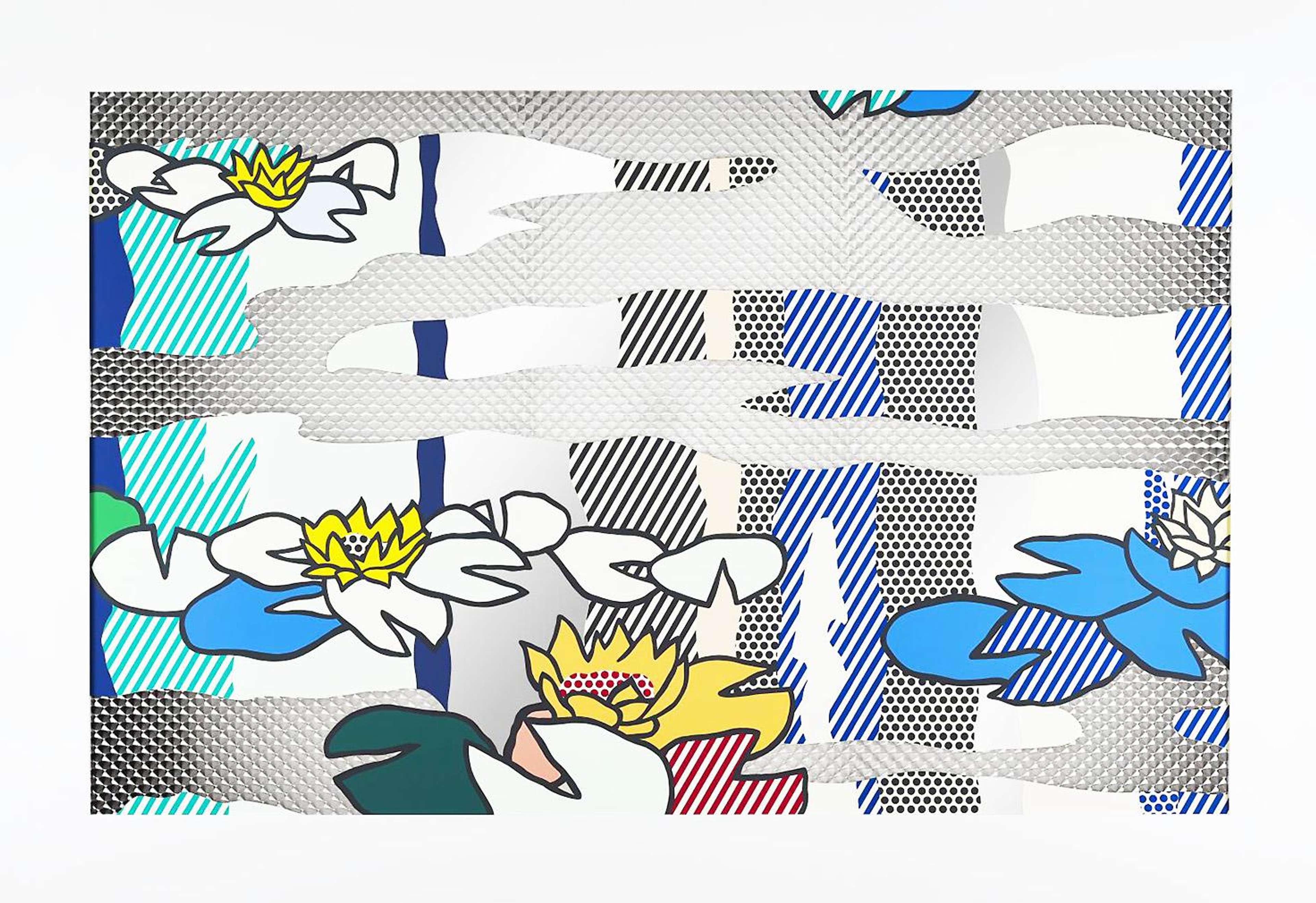 Water Lily Pond With Reflections by Roy Lichtenstein - MyArtBroker 