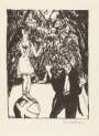 Erich Heckel: Ball Runner - Signed Print