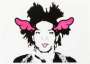 D*Face: Saddo Basquiat  (pink) - Signed Print