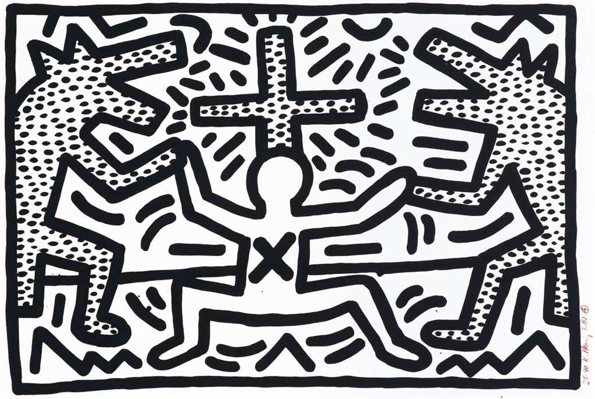 Untitled 1982 by Keith Haring - MyArtBroker