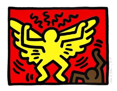 Pop Shop IV, Plate I - Signed Print by Keith Haring 1989 - MyArtBroker