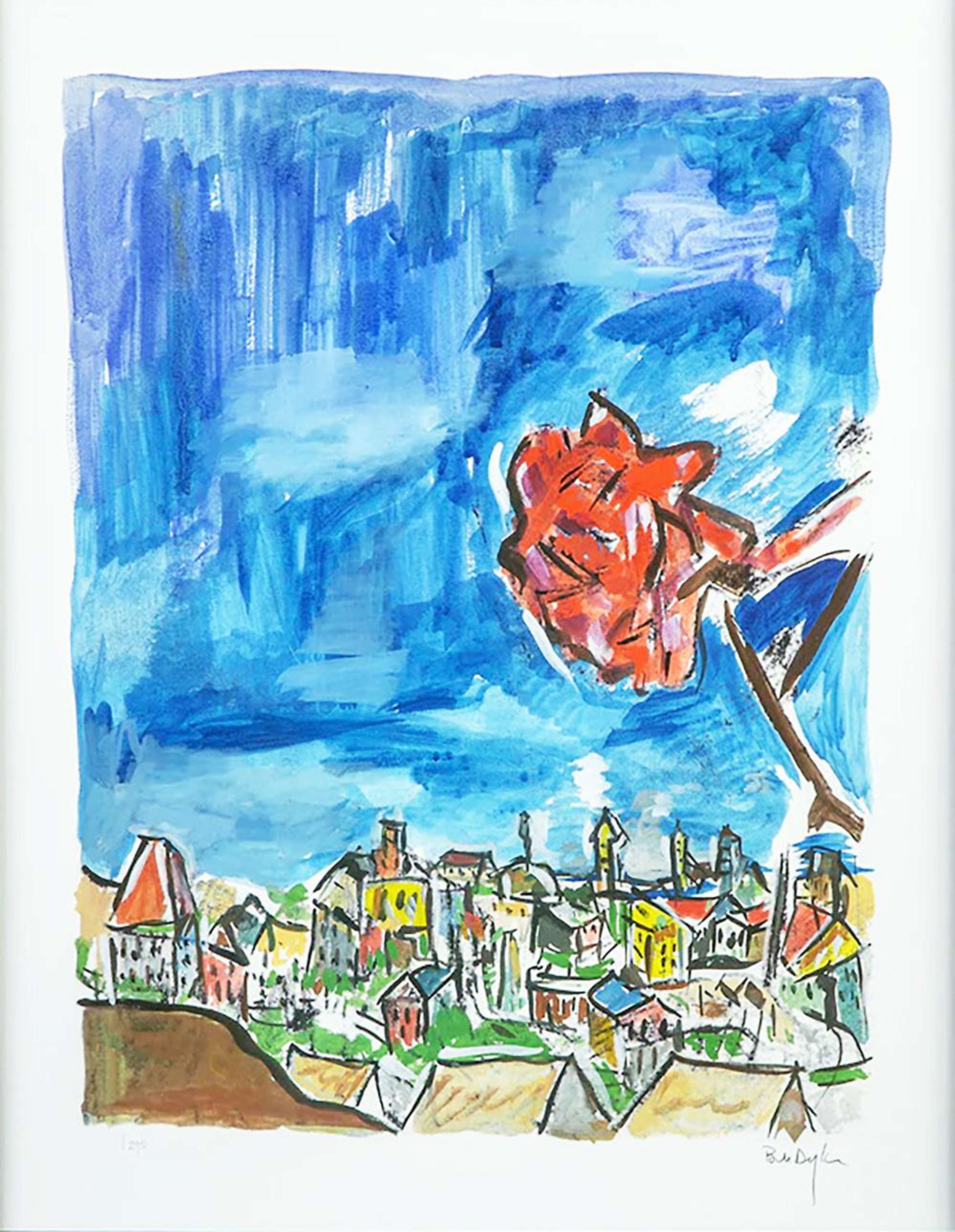 Rose On A Hillside (2009) - Signed Print by Bob Dylan 2009 - MyArtBroker