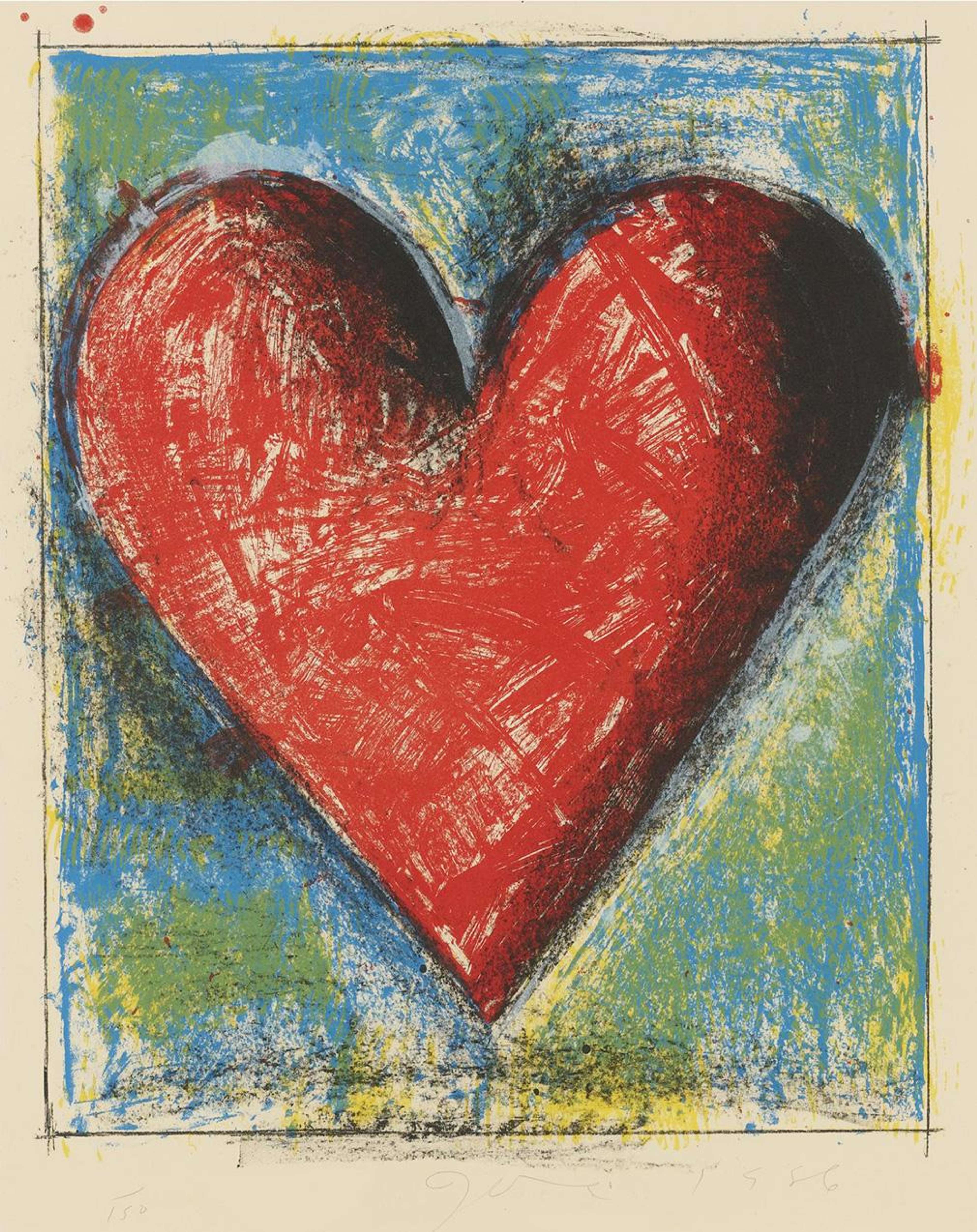 Carnegie Heart - Signed Print by Jim Dine 1986 - MyArtBroker