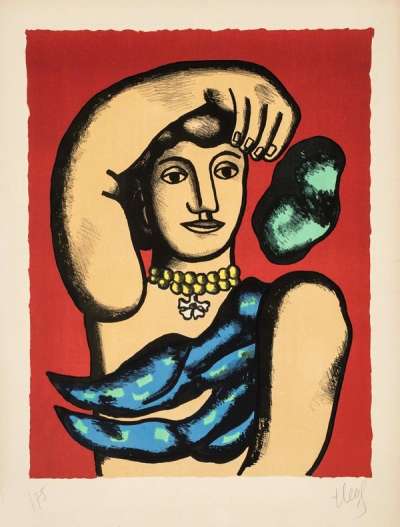 Marie L'Acrobate - Signed Print by Fernand Leger 1948 - MyArtBroker