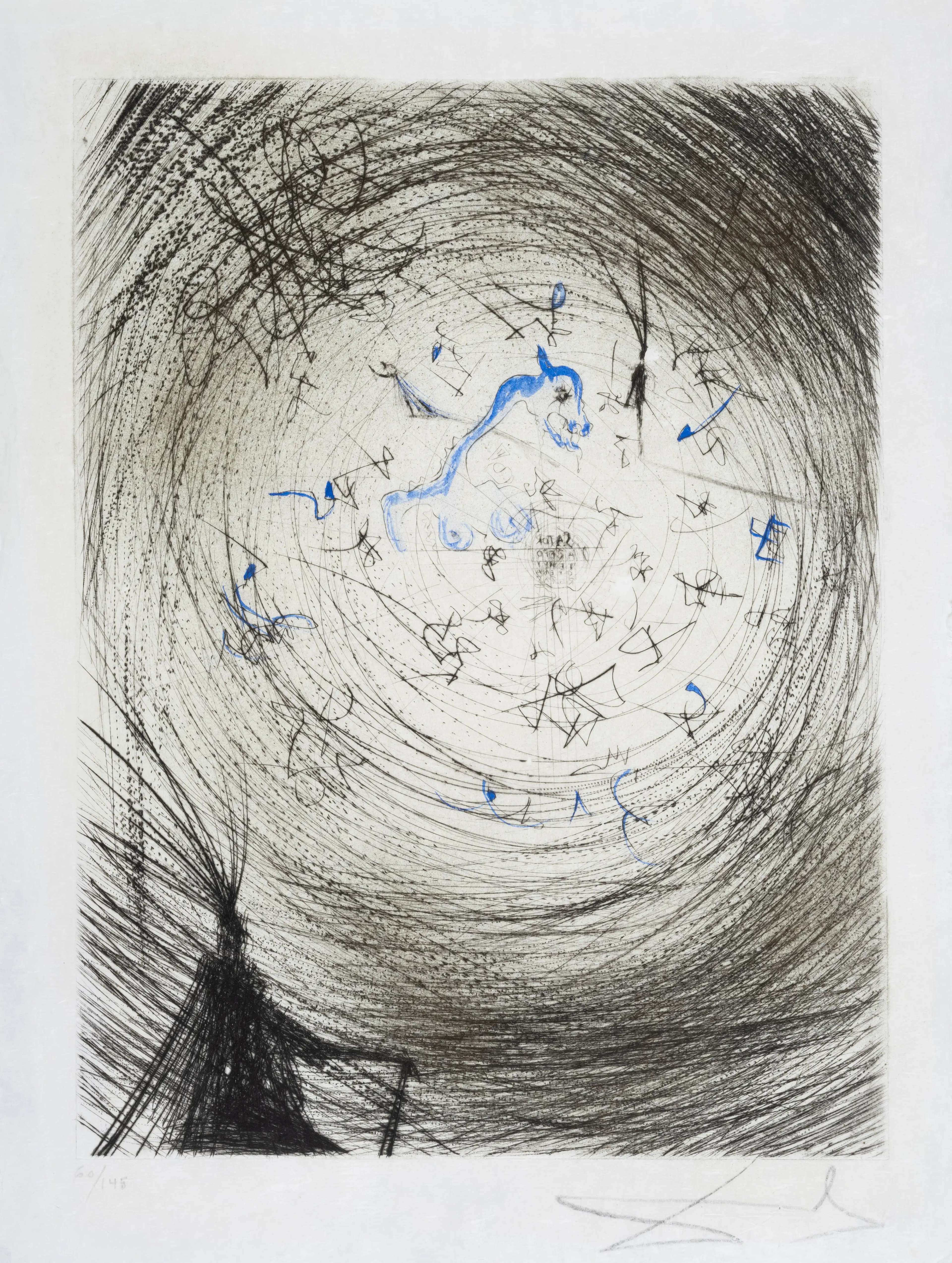 Der Skulptur - Signed Print by Salvador Dali 1969 - MyArtBroker