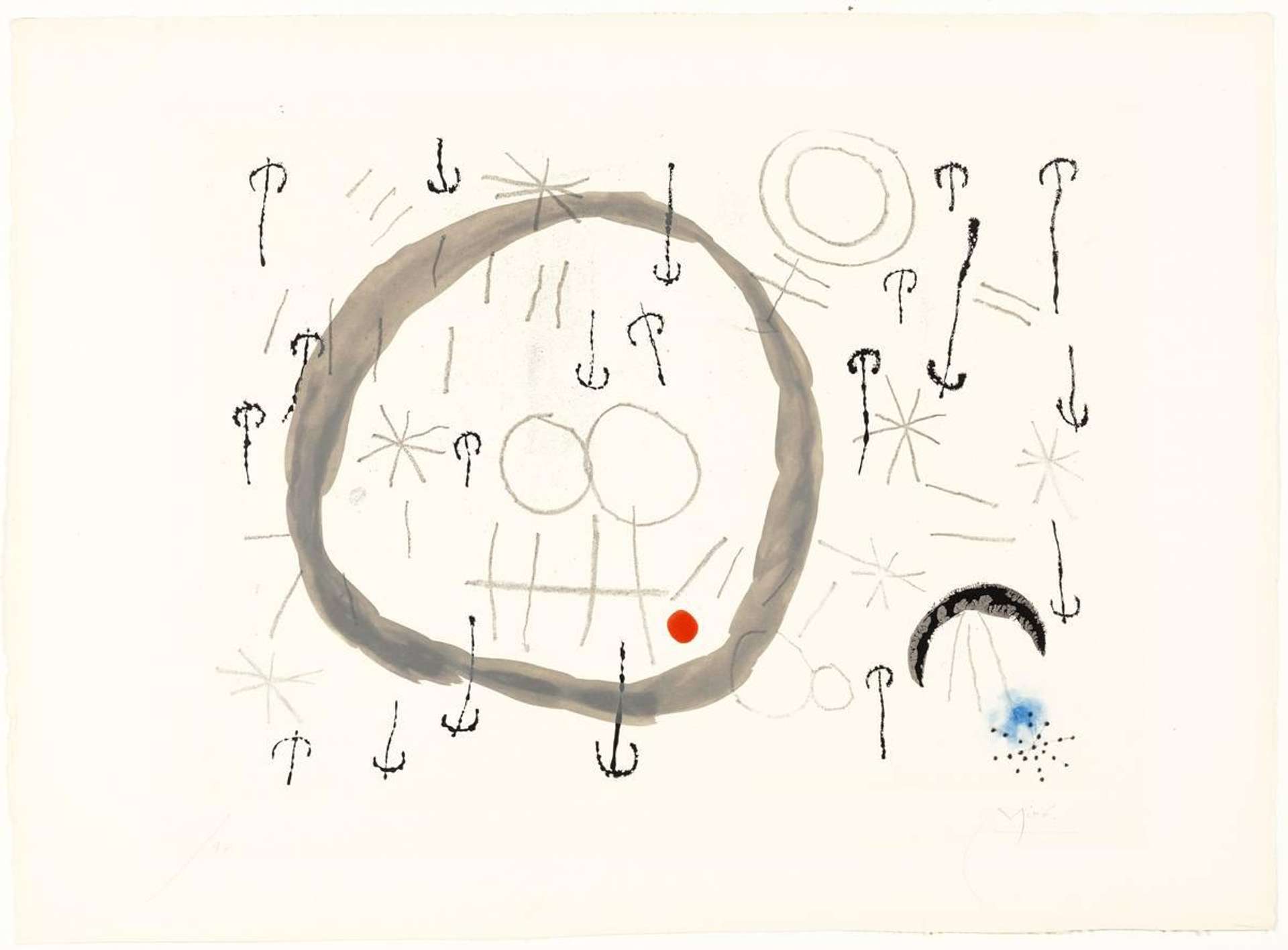 Giboulées - Signed Print by Joan Miró 1960 - MyArtBroker