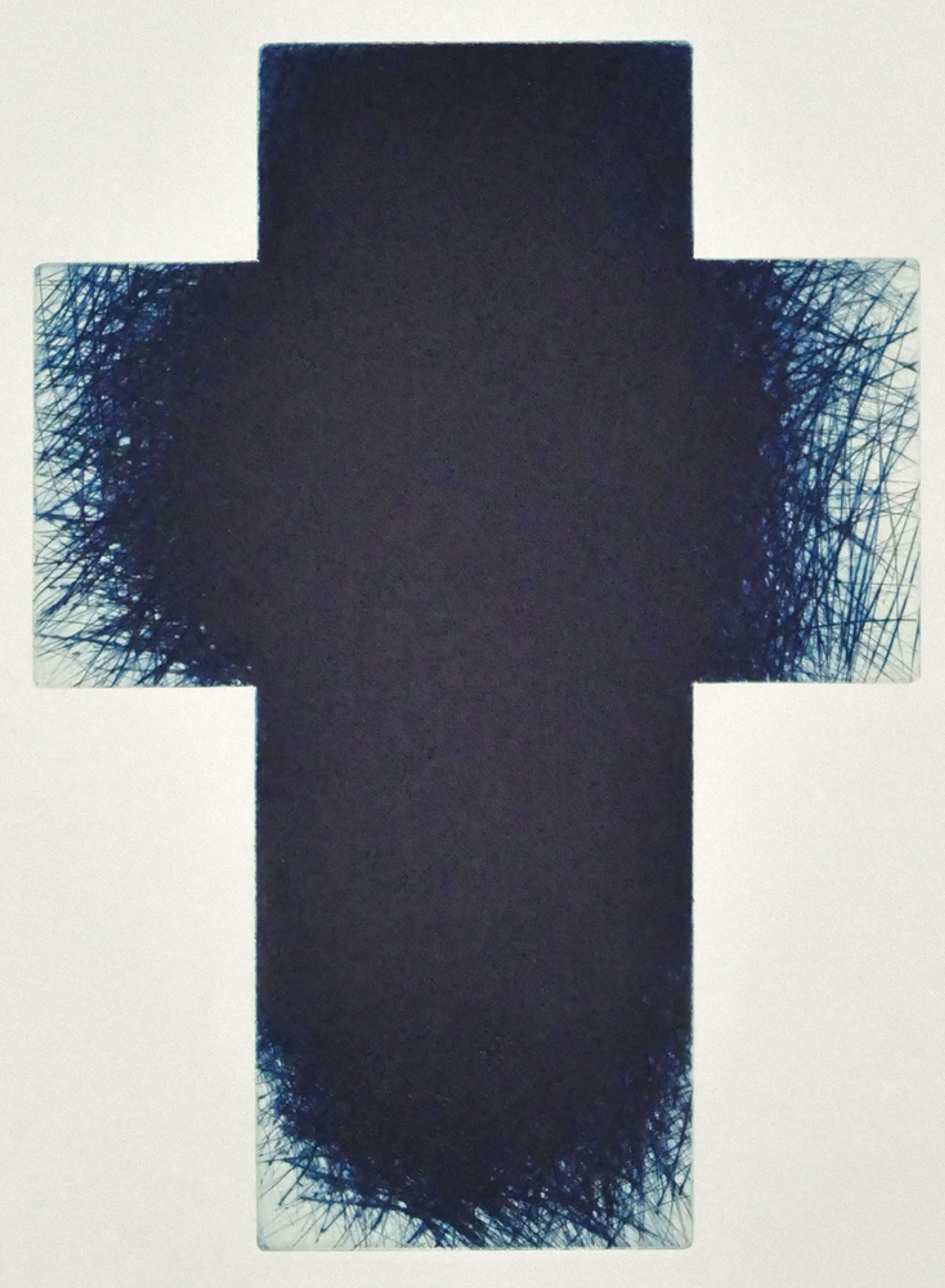 Kreuz Tiefseekreuz - Signed Print by Arnulf Rainer 2002 - MyArtBroker