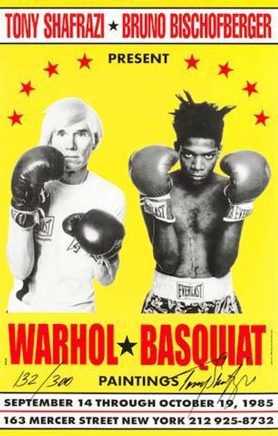 Poster For Warhol/Basquiat - Unsigned Print by Jean-Michel Basquiat 1985 - MyArtBroker