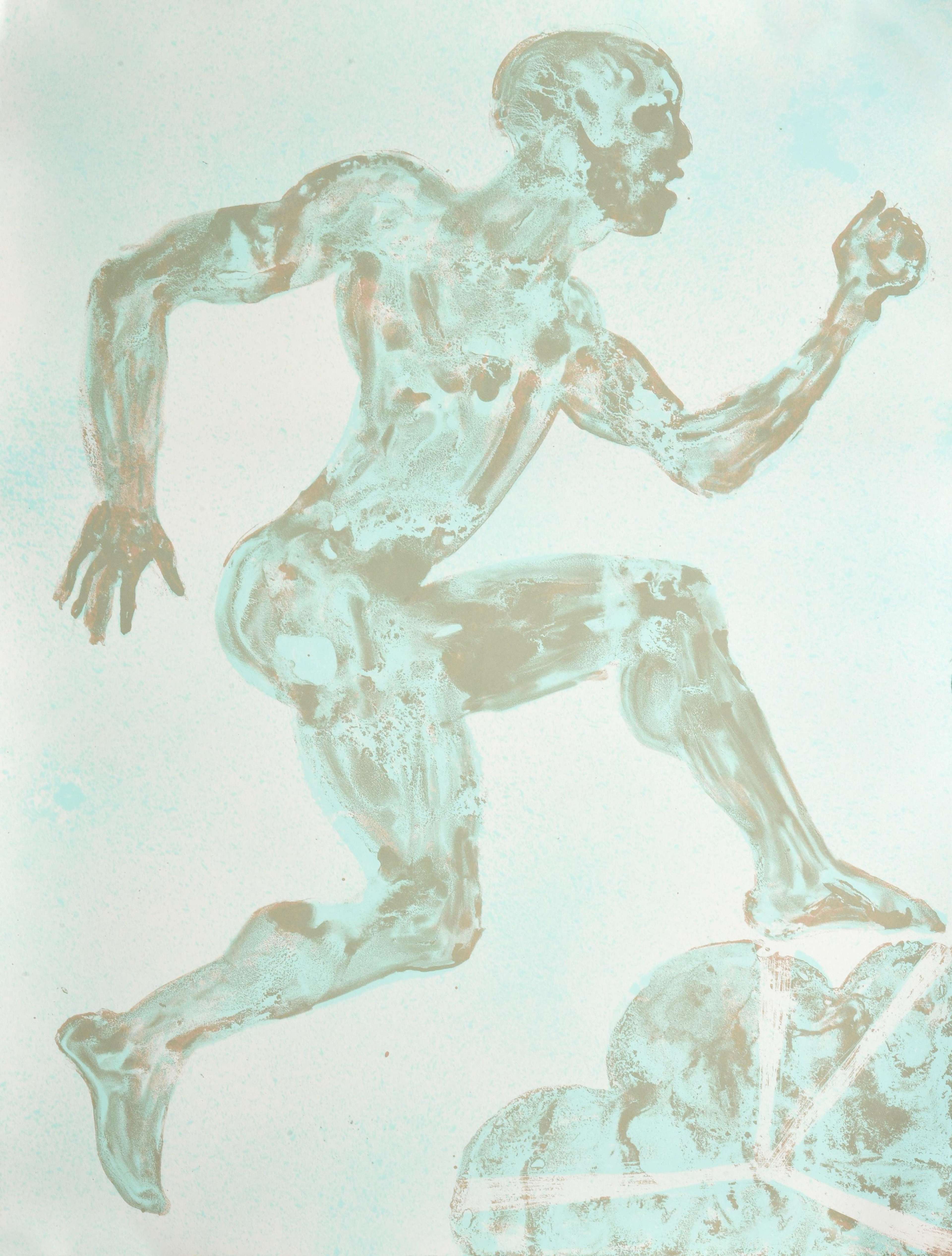 Running Man - Signed Print by Elisabeth Frink 1988 - MyArtBroker