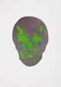 Damien Hirst: The Dead (gunmetal, lime green) - Signed Print