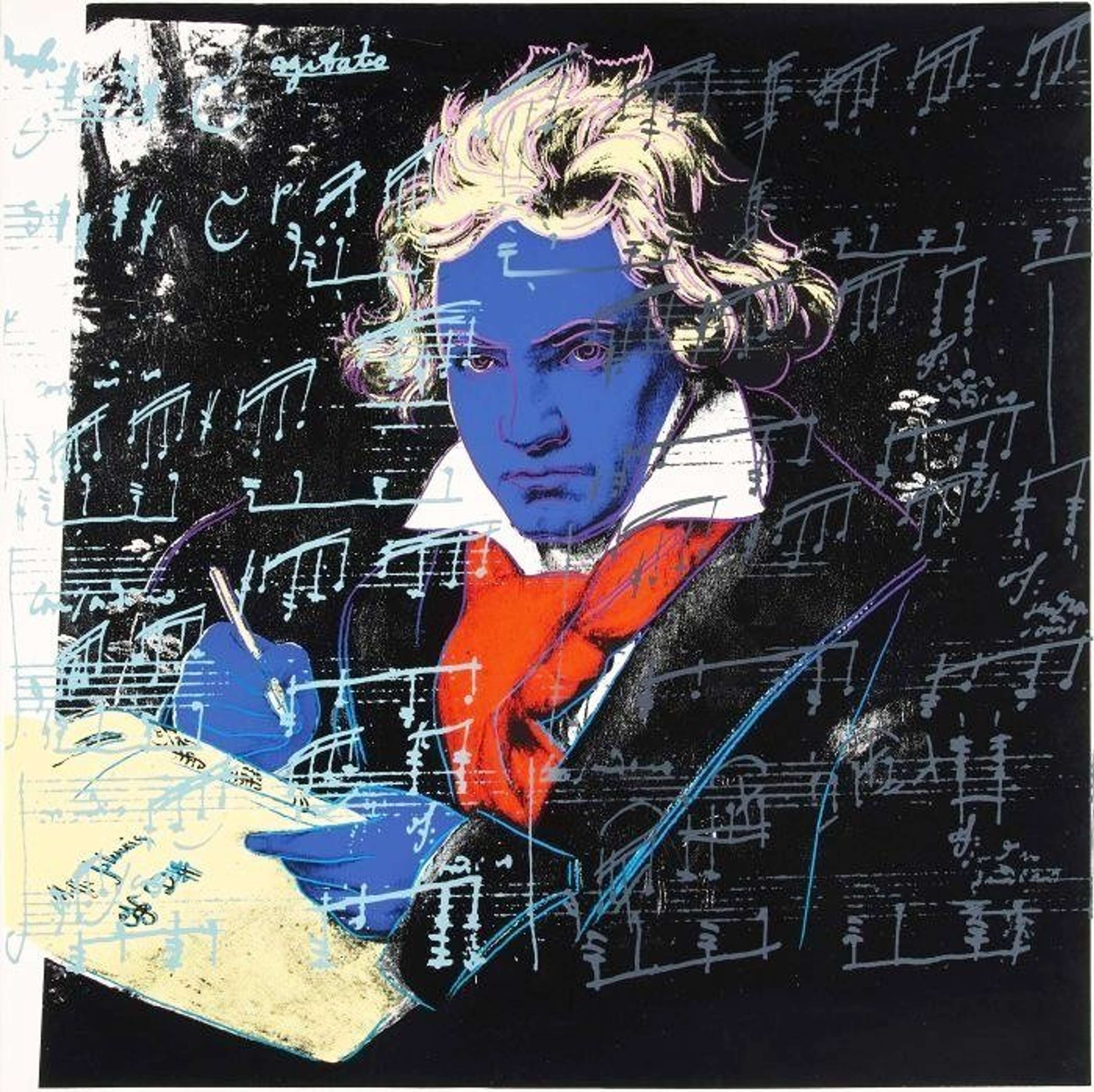 Beethoven (F .& S. II.390) by Andy Warhol