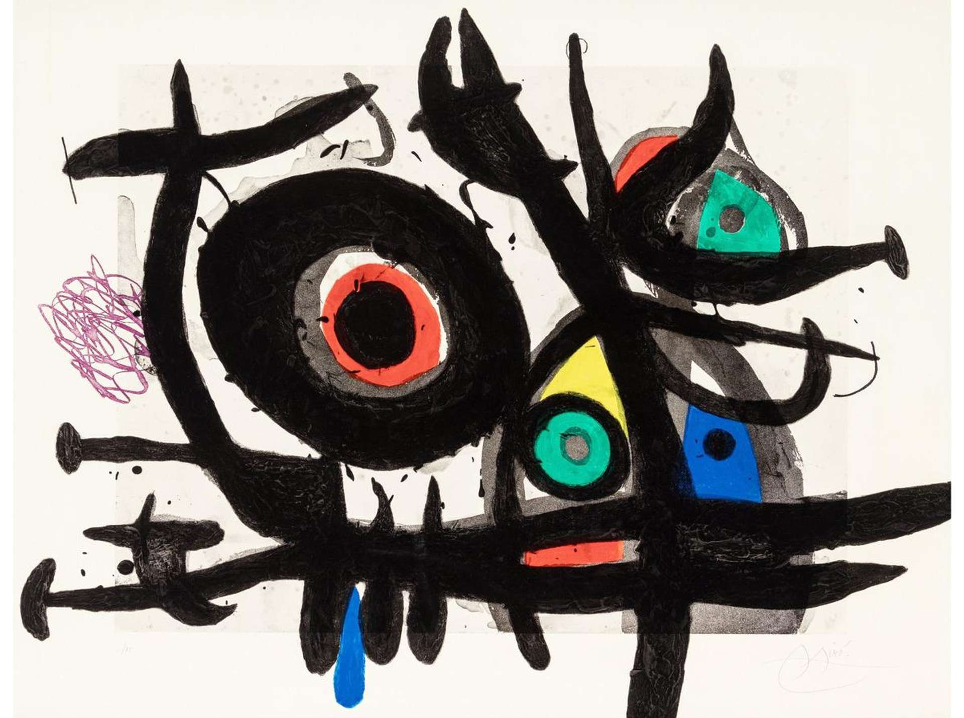 L’Oiseau Destructeur - Signed Print by Joan Miró 1969 - MyArtBroker