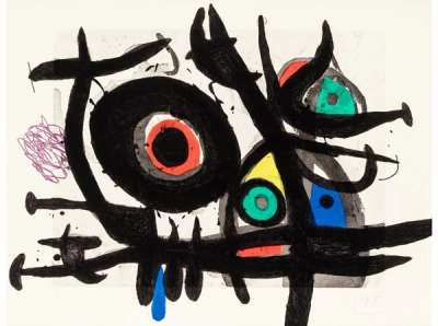 Joan Miró: L’Oiseau Destructeur - Signed Print