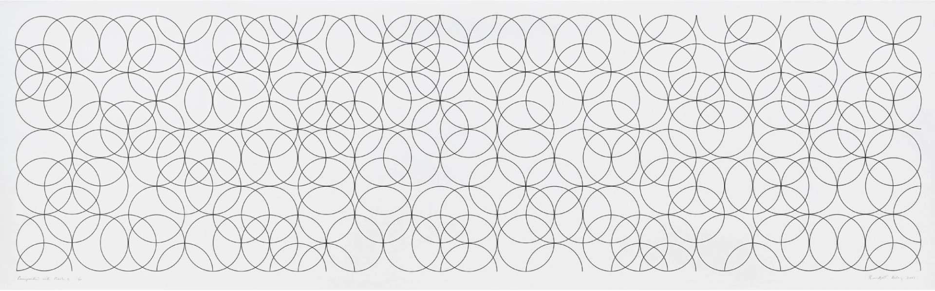 Composition With Circles 2 - Signed Print by Bridget Riley 2001 - MyArtBroker