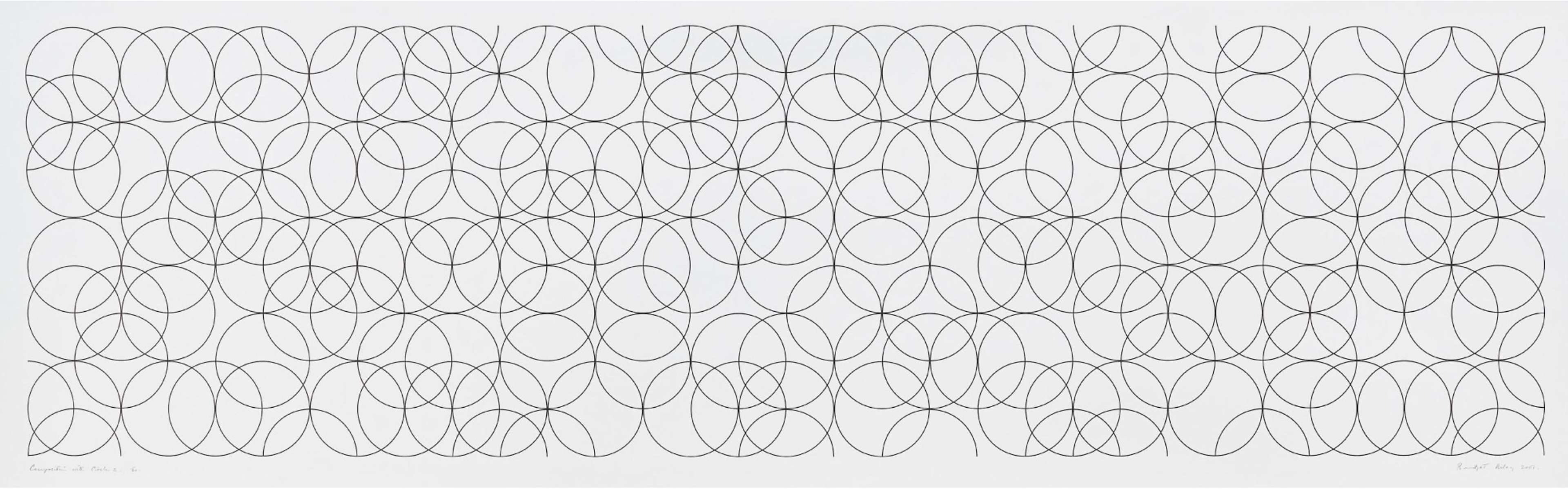 Composition With Circles 2 - Signed Print by Bridget Riley 2001 - MyArtBroker