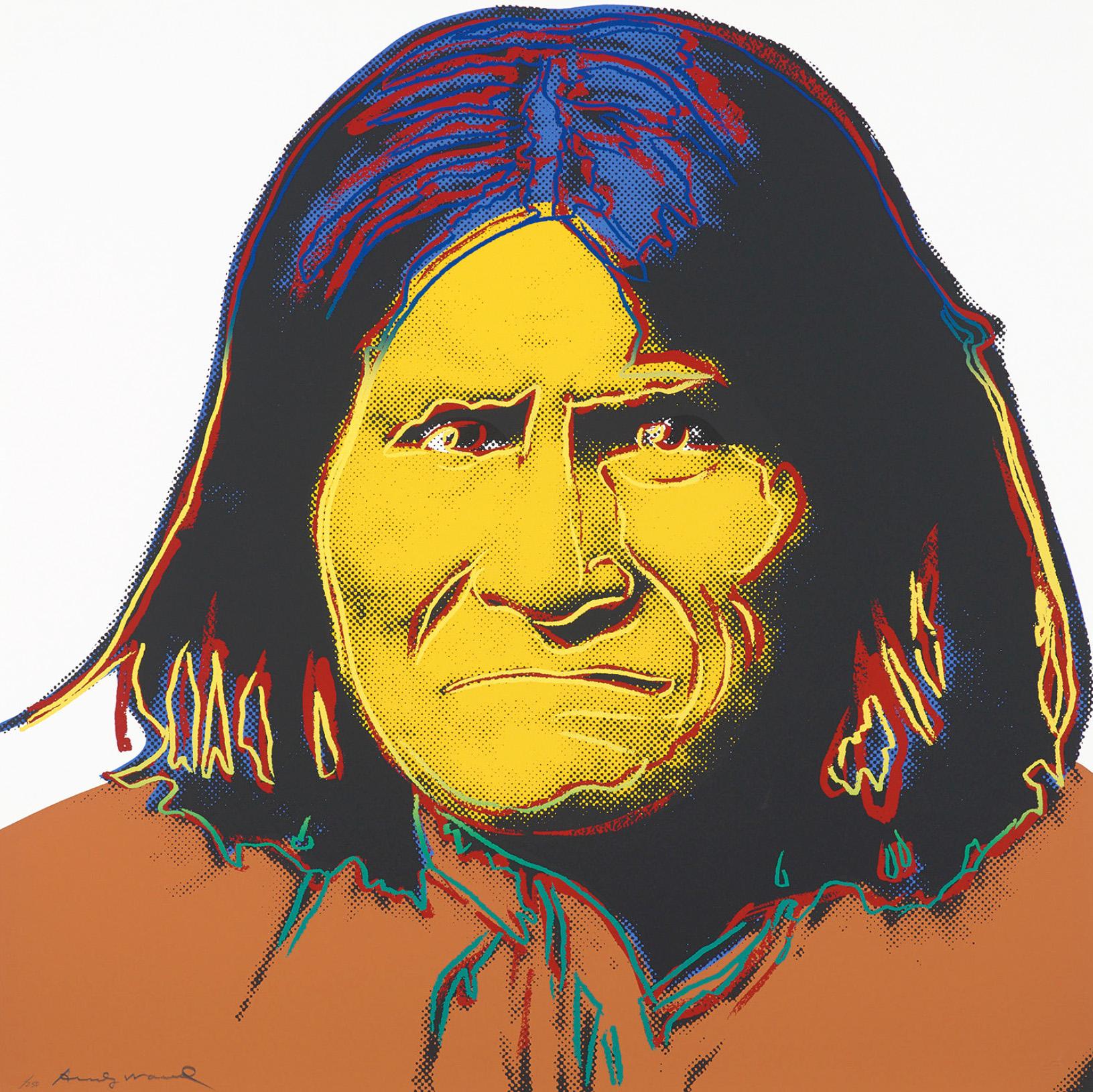 Andy Warhol Geronimo (F. & S. II.384) (Signed Print) 1986