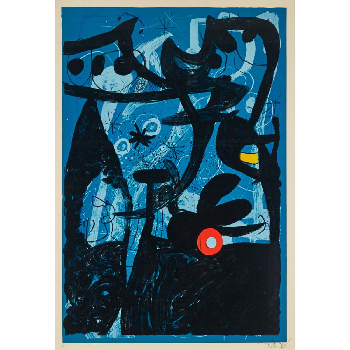 Joan Miro Défilé De Mannequins En Laponie (Signed Print) 1969