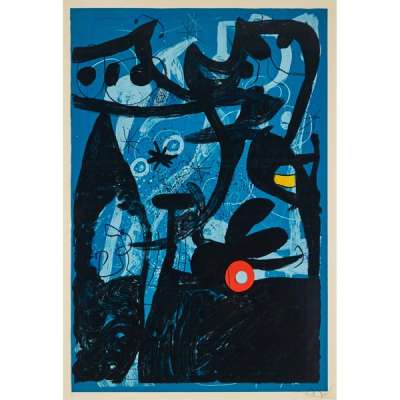 Joan Miró: Défilé De Mannequins En Laponie - Signed Print