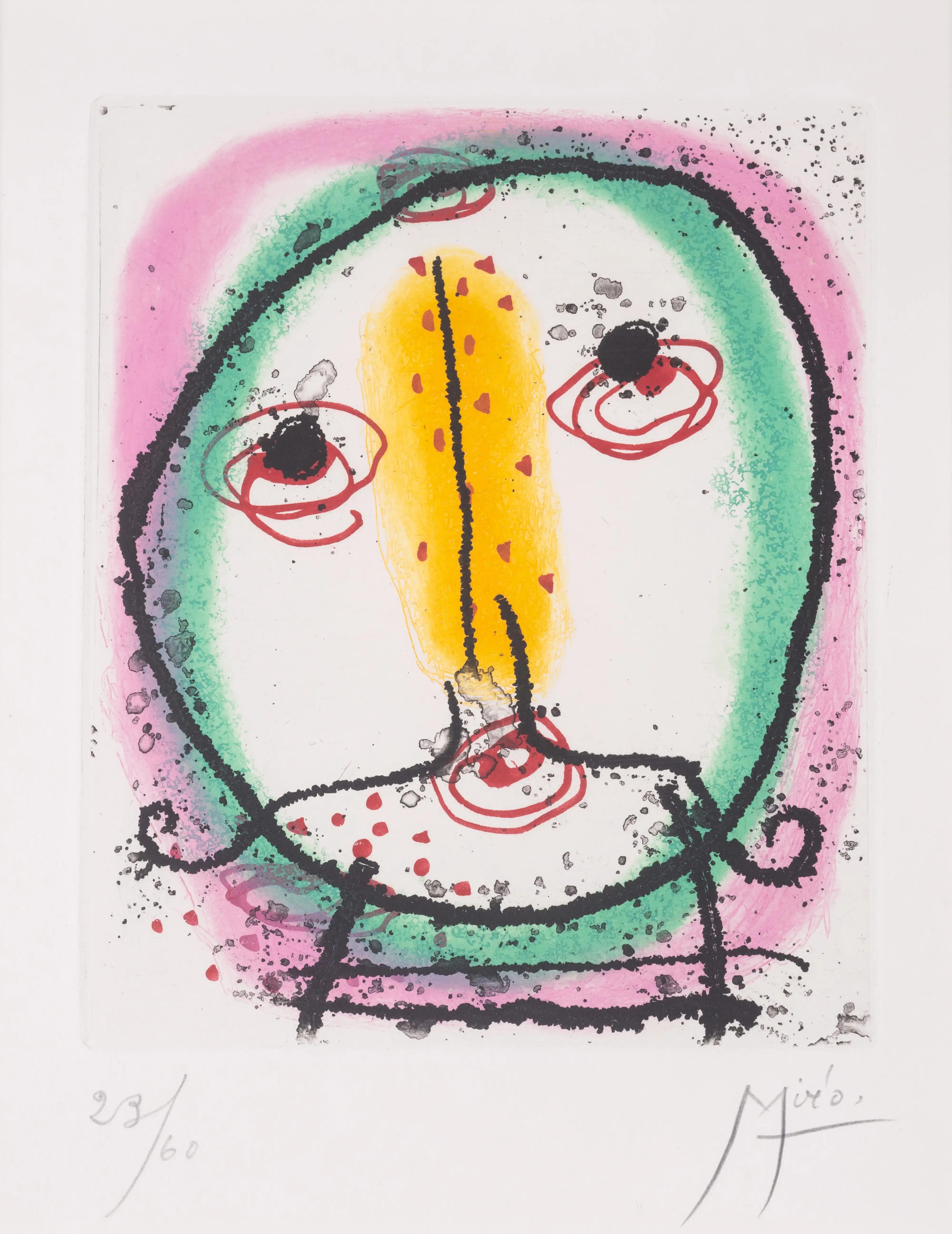 Joan Miro La Bague D'Aurore (D.138) (Signed Print) 1958 | For Sale