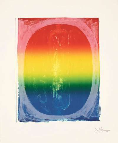 Figure 0 (Color Numeral) - Signed Print by Jasper Johns 1969 - MyArtBroker