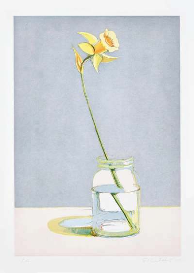 Daffodil - Signed Print by Wayne Thiebaud 1979 - MyArtBroker