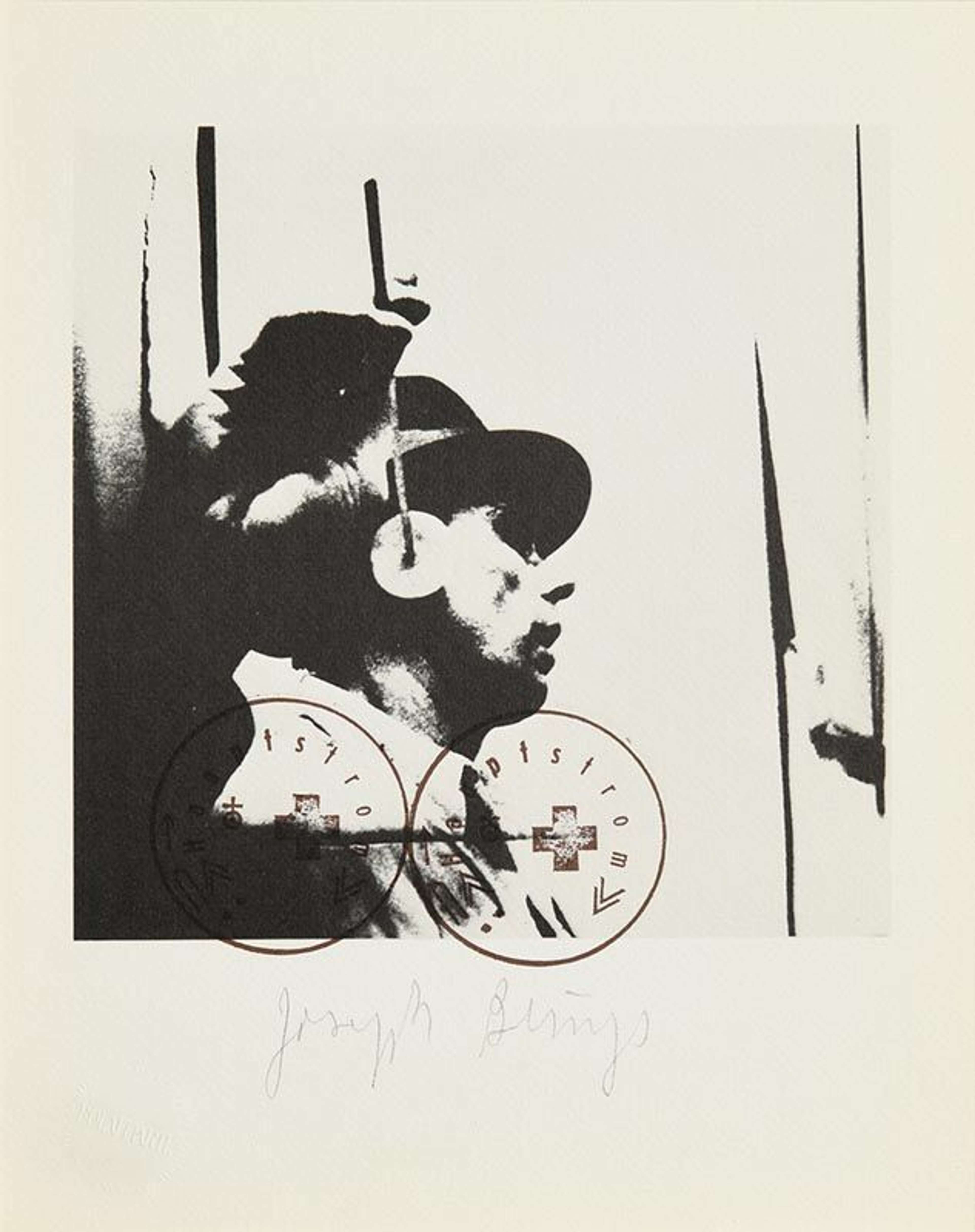 The Sense Of The Hearing - Signed Print by Joseph Beuys 1974 - MyArtBroker