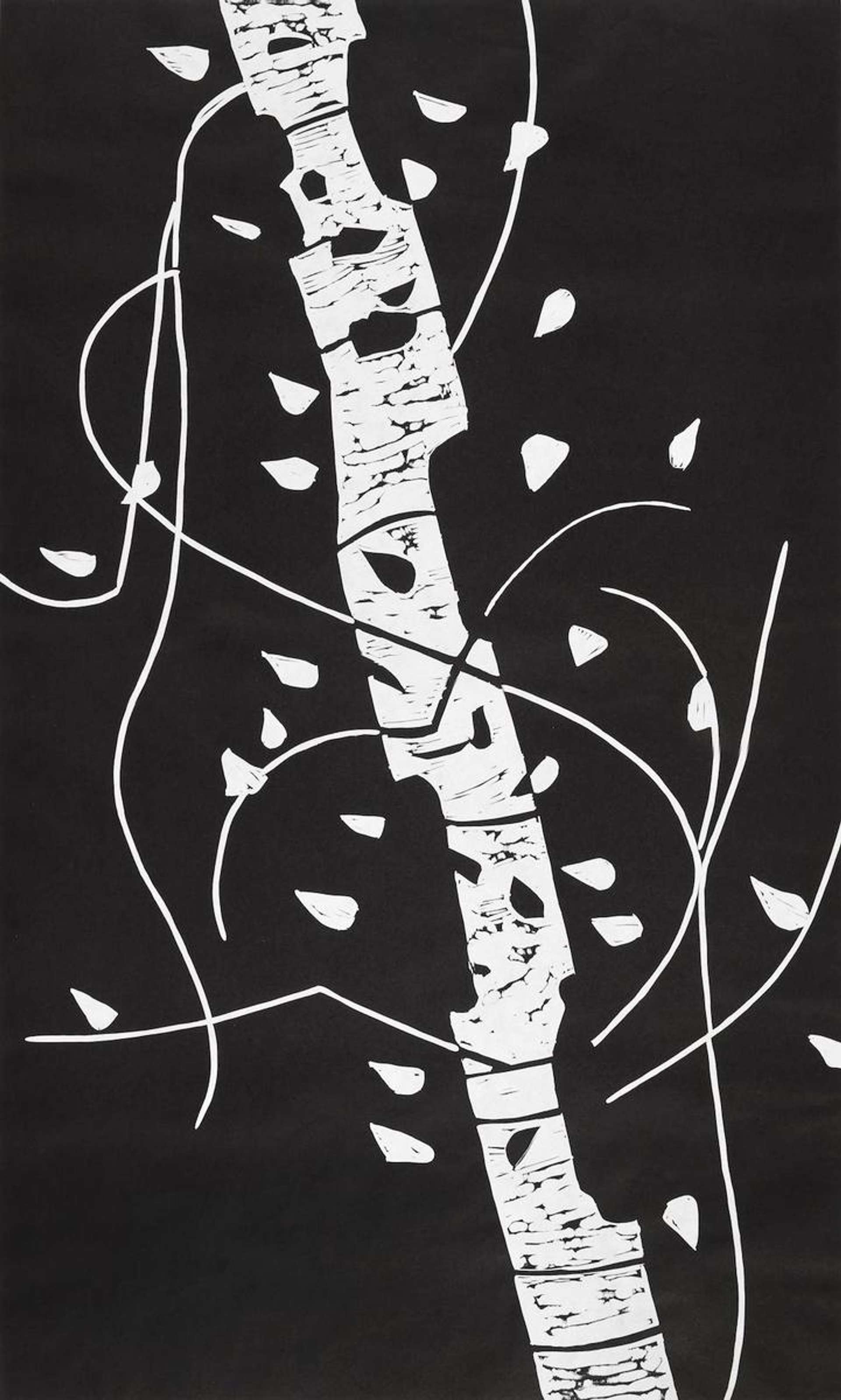 Alex Katz: Large Birch - Signed Print