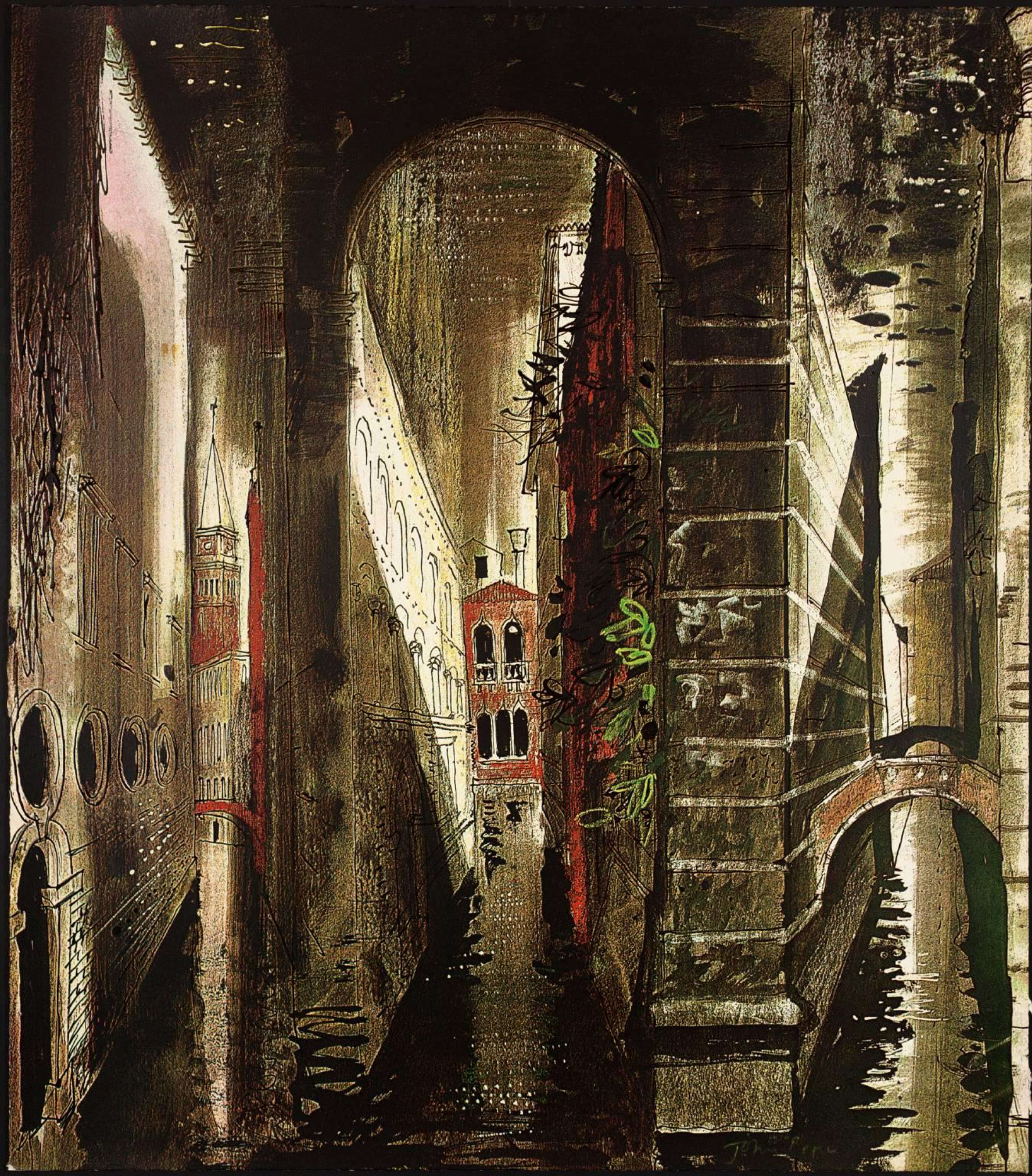 Death In Venice I - Signed Print by John Piper 1973 - MyArtBroker