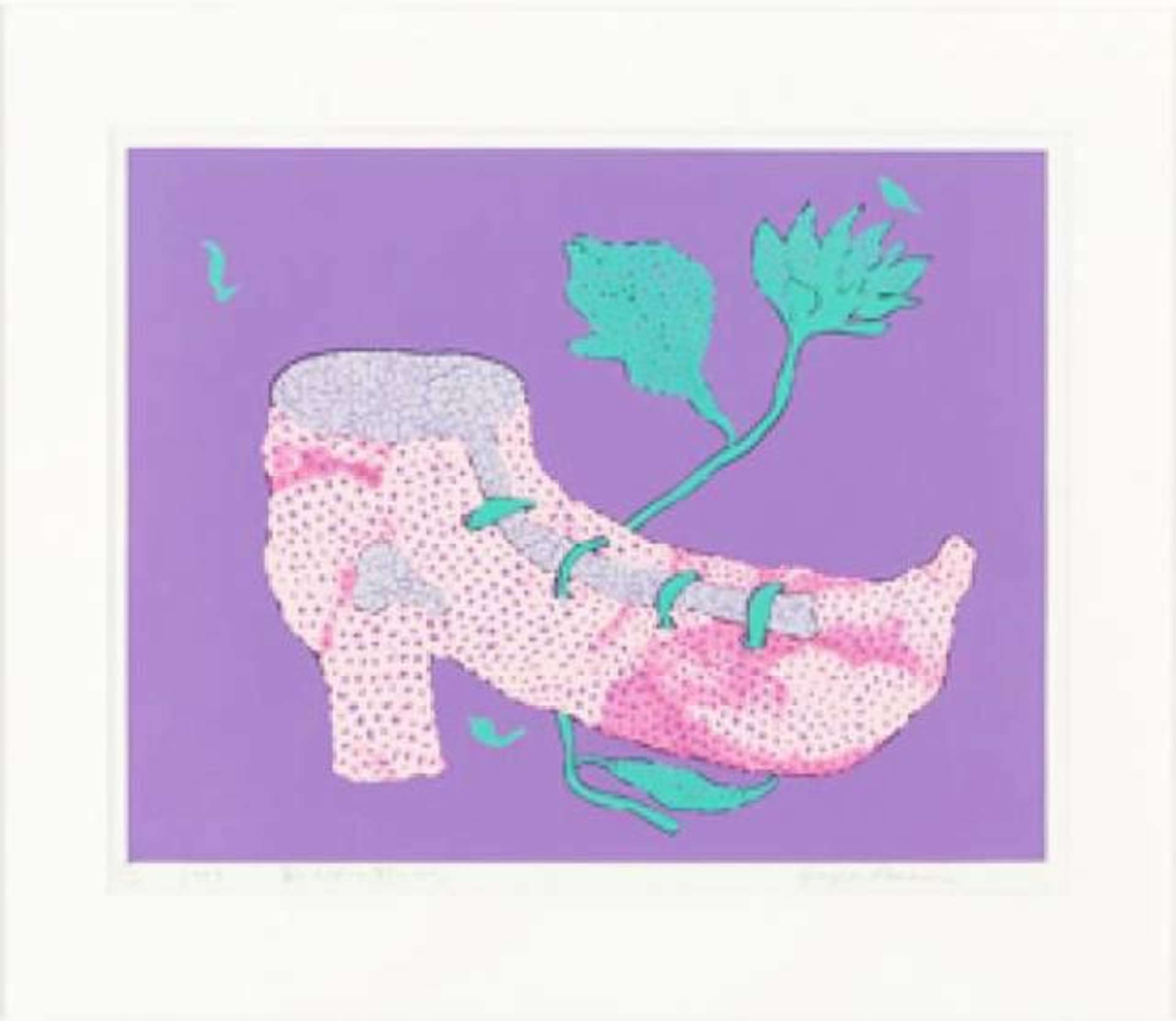 Yayoi Kusama: Going To The Field With Shoes On - Signed Print