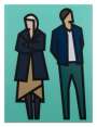 Julian Opie: Stephanie And Joshua - Signed Print