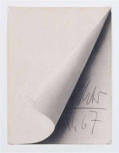 Sheet Corner - Signed Print by Gerhard Richter 1967 - MyArtBroker