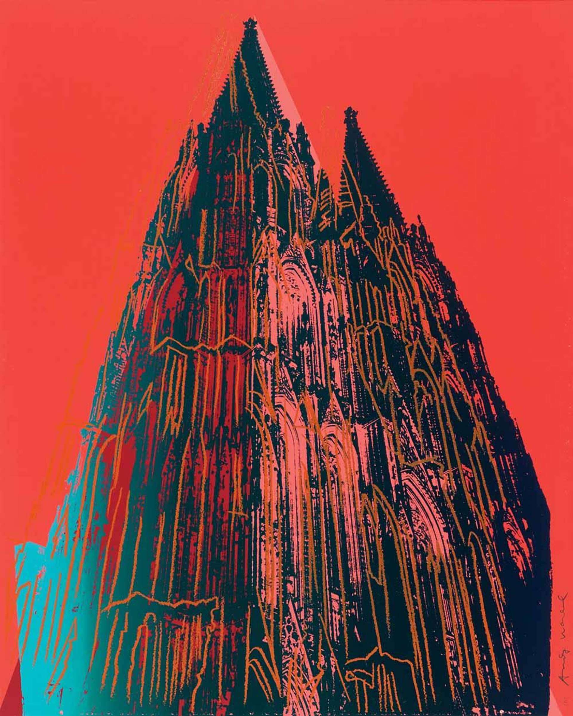 Cologne Cathedral (F. & S. II.361) by Andy Warhol