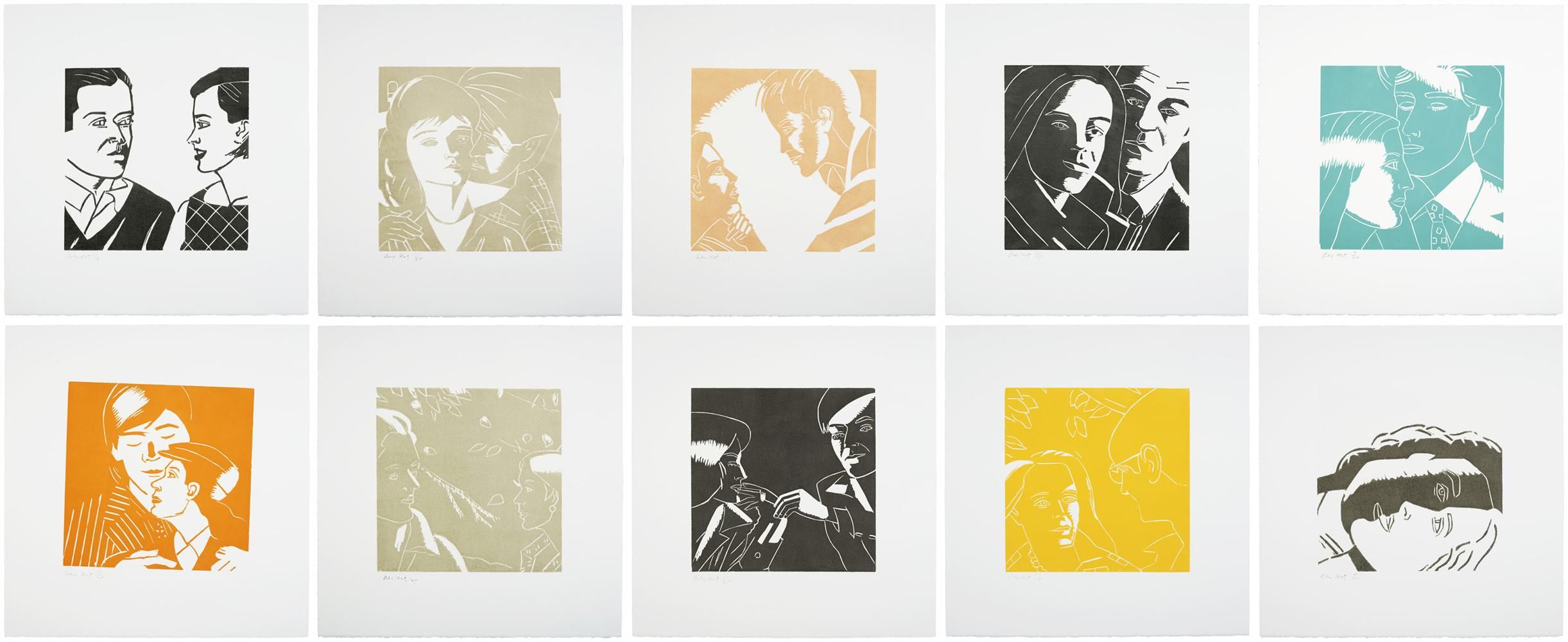 Alex Katz A Tremor In The Morning (complete set) (Signed Print