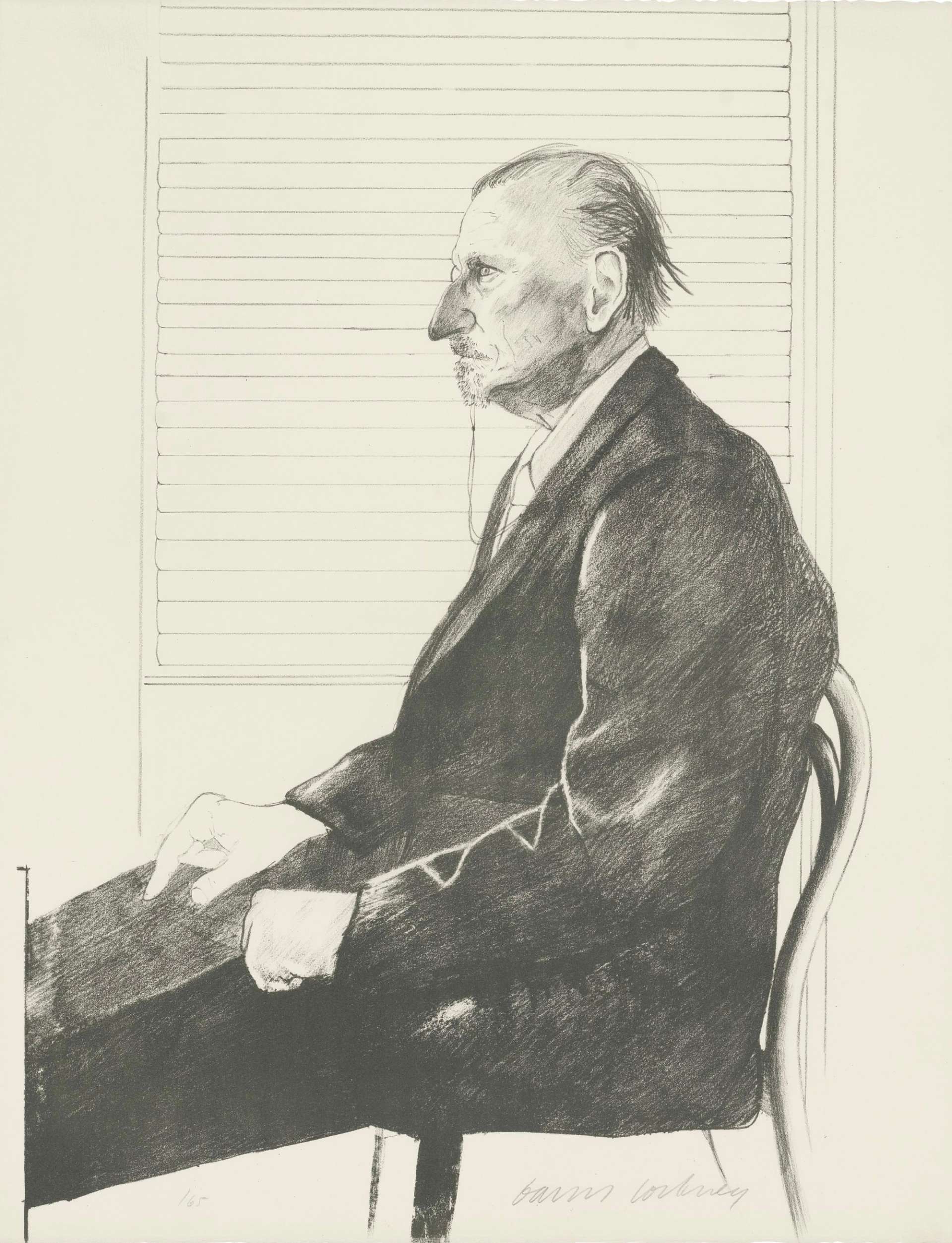Portrait Of Felix Mann - Signed Print by David Hockney 1969 - MyArtBroker
