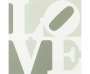 Robert Indiana: The Book Of Love (greys) - Signed Print