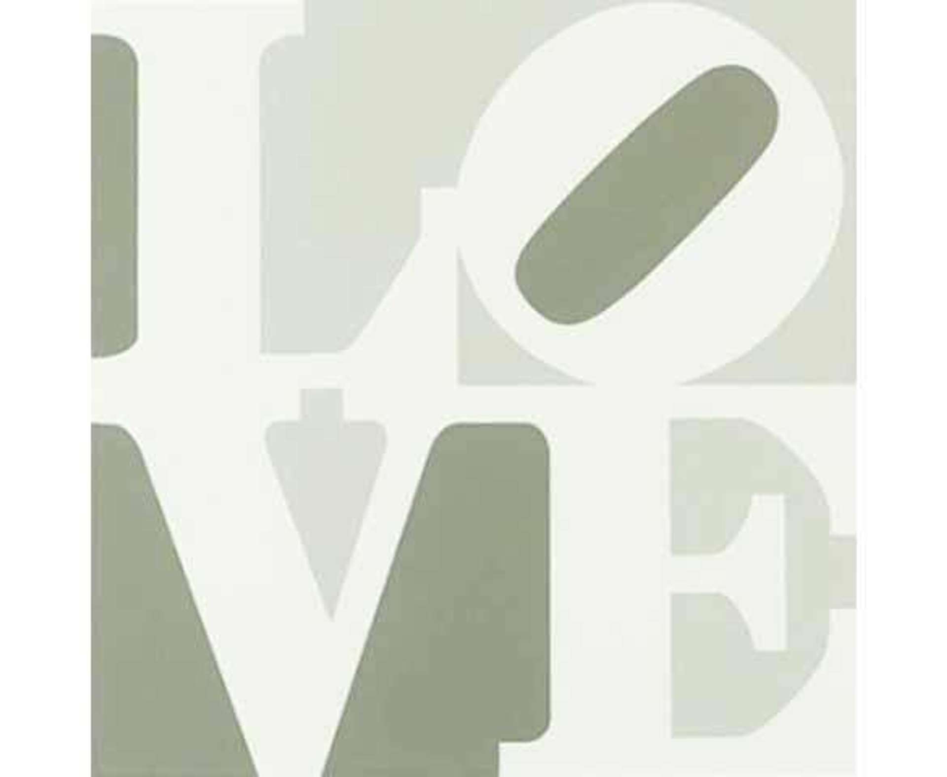 Robert Indiana: Love (greys) - Signed Print