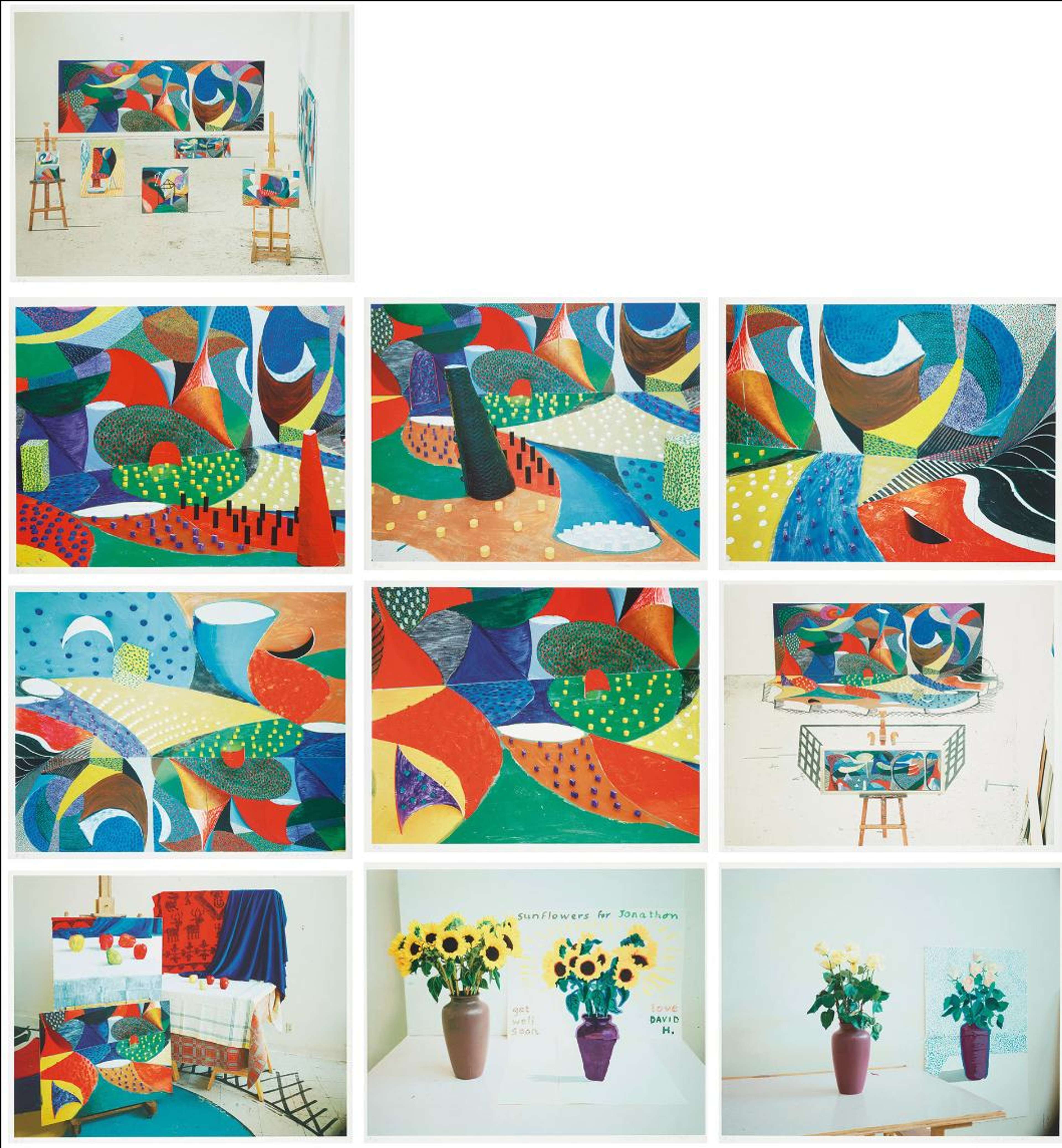 Snails Space (complete set) - Signed Print by David Hockney 1995 - MyArtBroker