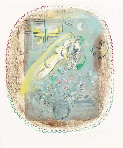 Marc Chagall: Dedication - Signed Print
