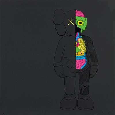 Dissected Companion (black) - Signed Print by KAWS 2006 - MyArtBroker