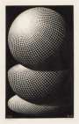 M. C. Escher: Three Spheres I - Signed Print
